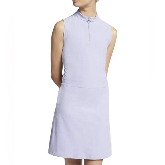 Nike Dresses & Skirts - {EUC} Women's NIKE Sleeveless Lavender Zip-Front A-Line Dress M fits L